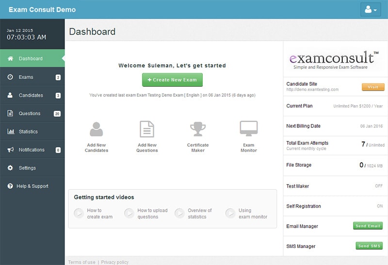 Online exam software , quiz maker, test maker and easy test maker